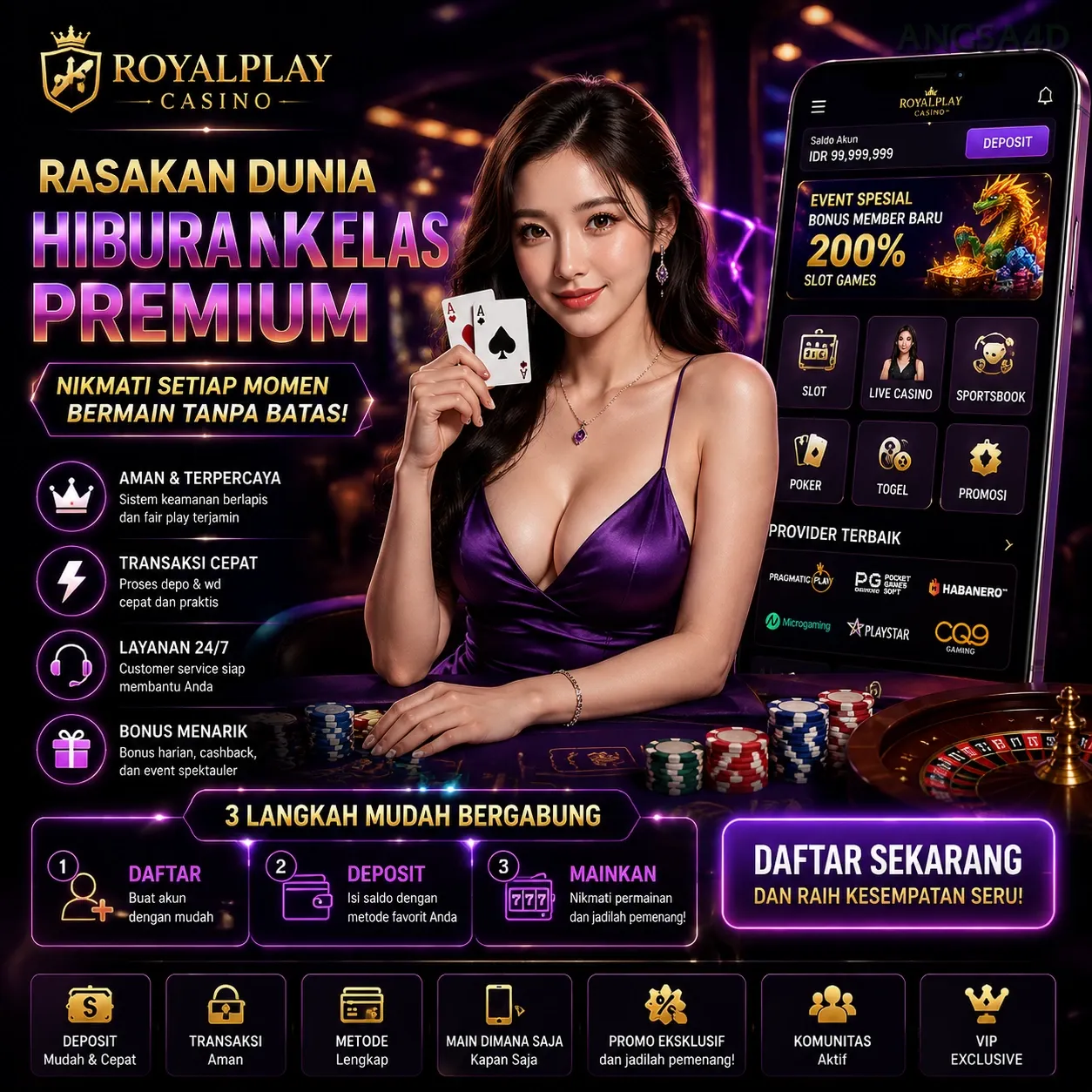 Ikon aplikasi angsa4d resmi